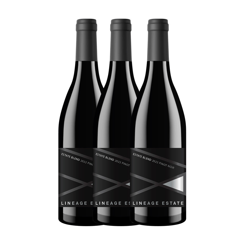 Lineage Estate 2022 Pinot Noir - 3 pack